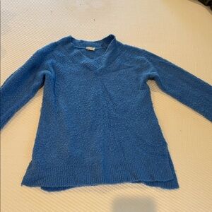 Anthropologie Soft Blue Knit Sweater